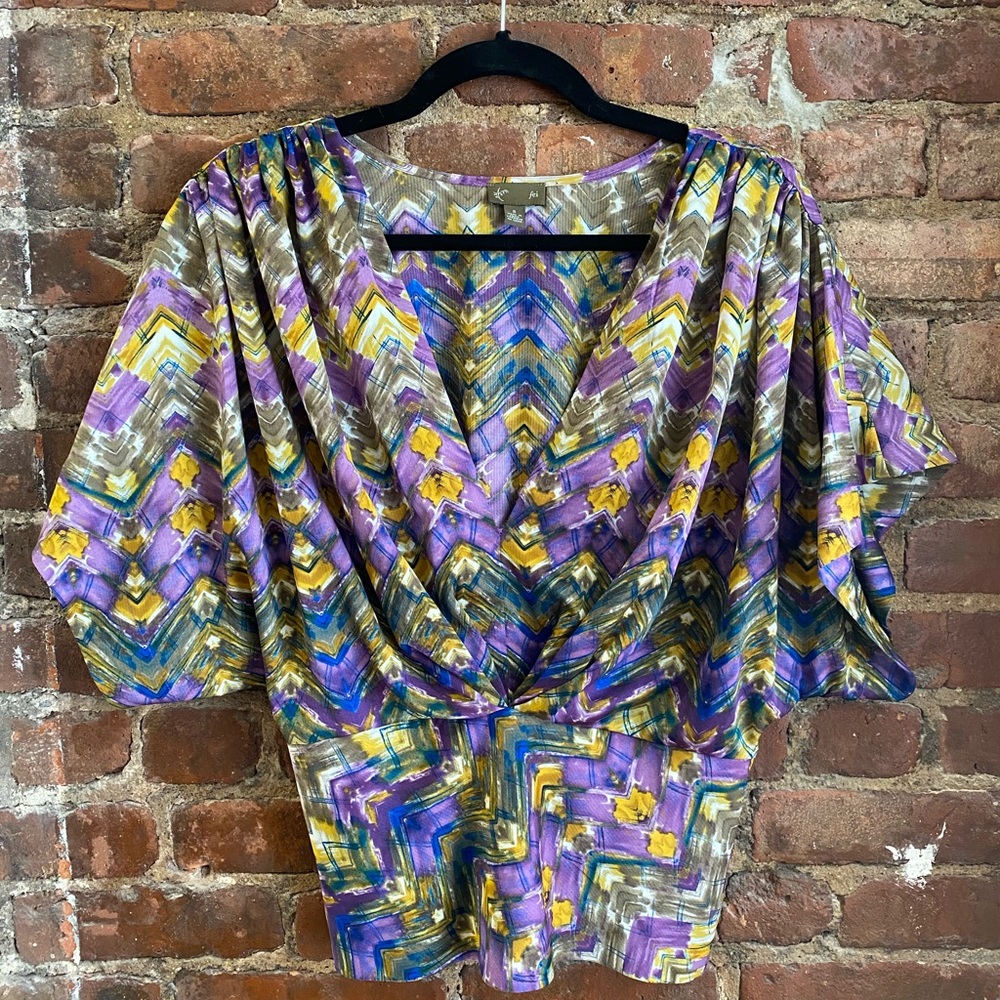 Anthropologie colorful top!